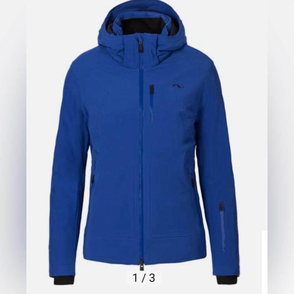 KJUS Edelweiss Ski Jacket Women’s Insulated Fast Thermo Core Size 38 Medium Blue